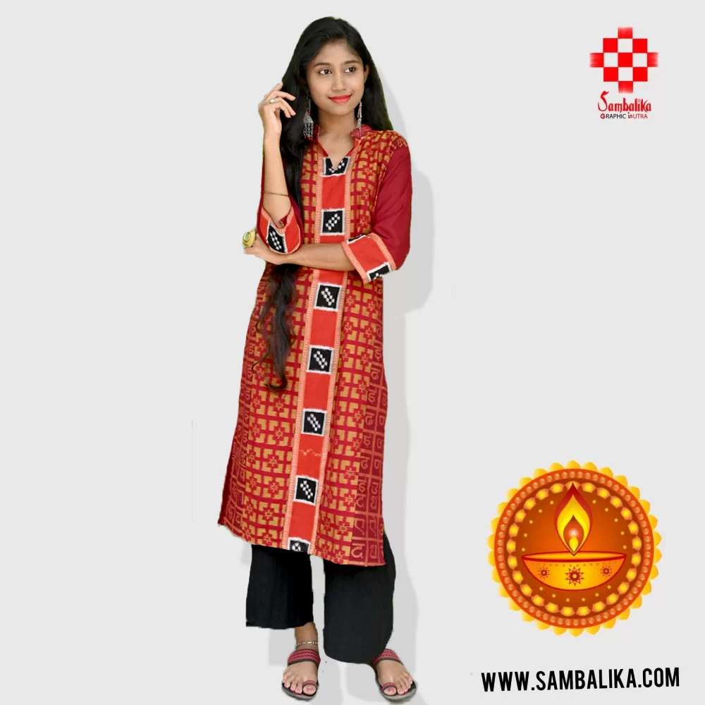 The elegance of Sambalpuri kurti Design: A Symphony of Tradition and Style  - The Aamnaa