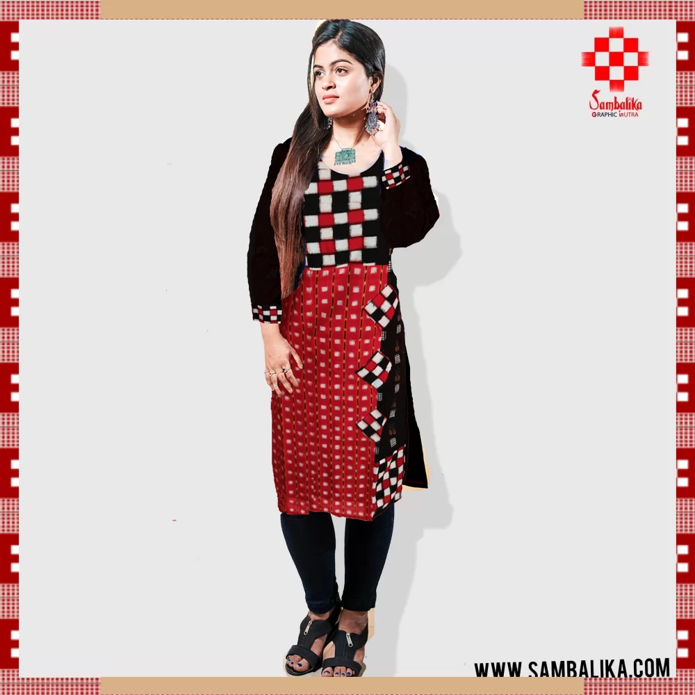 Share 158+ sambalpuri print kurti